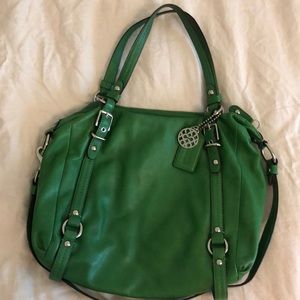 Gorgeous green Coach purse